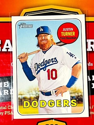 2018 Topps Heritage - #312 Justin Turner - Image 1 of 2