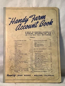 Vintage Early 50’s John Deere Handy Farm Account Book - Picture 1 of 4