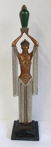 Erte - Emerald base 1988 Signed Bronze Sculpture Very Good Condition - Picture 1 of 2