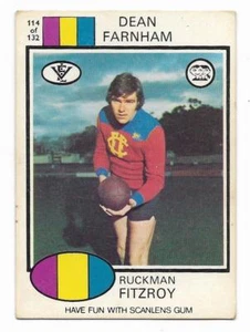 1975 Scanlens (114) Dean FARNHAM Fitzroy /: - Bild 1 von 1