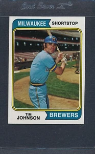 1974 Topps #554 Tim Johnson Brewers NM/MT *2834 - Picture 1 of 1