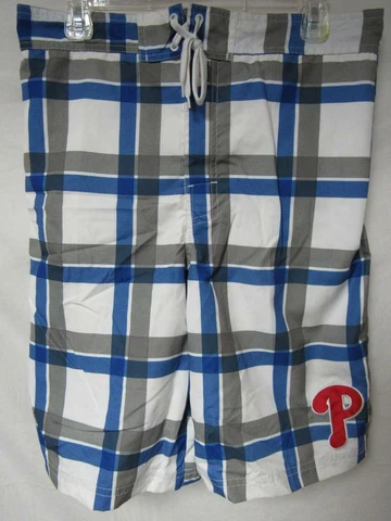 Philadelphia Phillies Mens Size 32 Embroidered Swim Trunks Board Shorts C1 127 Cover