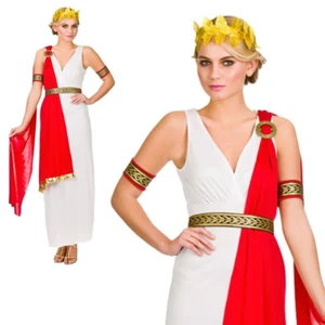Römische Damen ROM Griechische Toga Party Sommer Damen Kostüm - Picture 1 of 7