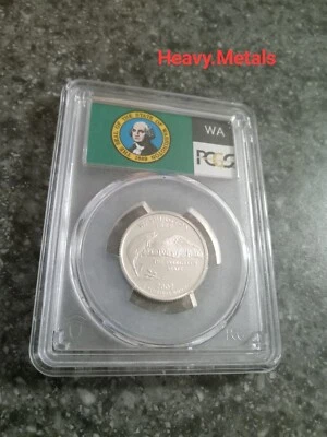 2007-S WASHINGTON Silver Proof Quarter PR70 PCGS FLAG LABEL EXCELLENT LOW PRICE! - Image 1 of 4