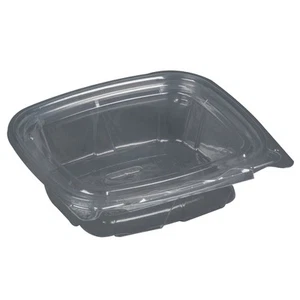 Dart Clear Pack PET Tamper Resistant Rectangle Food Container 8 oz | 200/Case - Picture 1 of 9