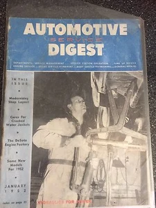 January 1952 AUTOMOTIVE SERVICE DIGEST MAGAZINE GOOD MECHANICS - Picture 1 of 1