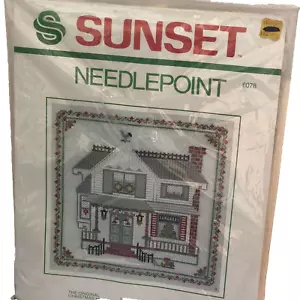 Sunset Nadelspitze Das Original Weihnachtshaus gezähltes Kreuz Stich Kit 6078 NEU - Bild 1 von 8