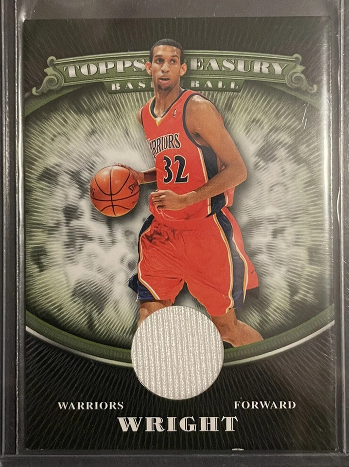 2008-09 Topps Treasury Relics Brandan Wright Jersey Warriors - Image 1 of 1