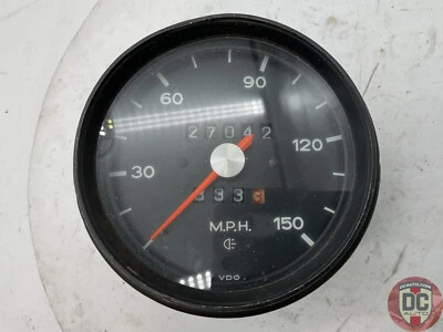 1971 - 1977 年保时捷 911 914 速度表 180 英里/小时 27K 91164150600 127453 — 第 1/4 张图片