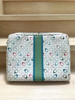 Coach Signature Chelsea Heritage Stripe Coated Canvas Laptop Sleeve Case - Image 1 of 4