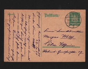 OPC 1924 Deutschland Eisenach 5pf Adler stationäre Karte 47595 - Bild 1 von 2