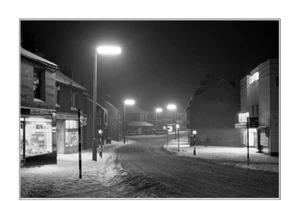 Lye Snow Scene (1962) Lye, Stourbridge, Worcestershire, West Midlands impresión Reino Unido - Imagen 1 de 3