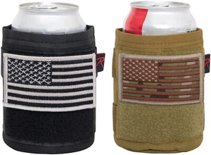 Tactical Beer Koozie Can Cooler Sleeves Soft Insulated Reusable Drink Coolies - Picture 1 of 6