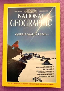 National Geographic Magazine February 1998 Queen Maud Sahara Brides With Map - Bild 1 von 8