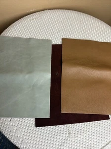 Arts And Craft 15 Oz Scrap Leather Trimmings, Cowhide Remnants, Leather - Picture 1 of 13