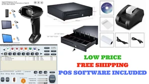Low price Allinone Entry level POS  Point of Sale System Combo Kit Retail Store  - Picture 1 of 3