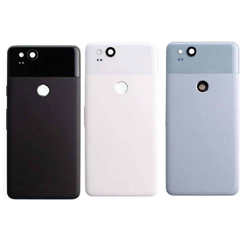 Back Battery Cover with Camera Lens and Adhesive for Google Pixel 2 - Image 1 of 4