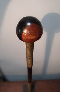Genuine old  and fine Zulu knobkerrie - with wire work - African club