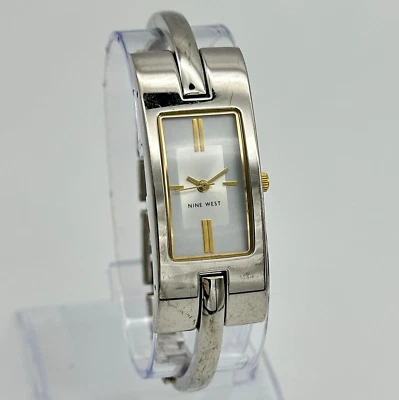 Women's NINE WEST 9W Two-Tone Bracelet Watch, Quartz, 19mm, Running, 9W/1033 - Image 1 of 4