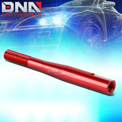 M10X1.5 ALUMINUM MANUAL STICK SHIFTER/GEAR SHIFT KNOB 3.5" EXTEND/EXTENSION RED - Изображение 1 из 4