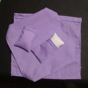 1:12 Scale Dollhouse Miniature Lavender 6 Pc Double Size Sheet Set - Picture 1 of 2