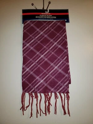 Bufanda para mujer. Estampado Argyle morado. Foto 1 de 4