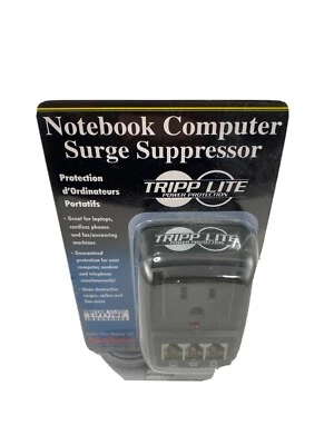 Tripp Lite SMP Notebook Computer Surge Suppressor with RJ11 line NEW in Box - Image 1 of 4