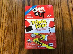 Over And Out Triple Four Card Game Rock Paper Scissors - Picture 1 of 1
