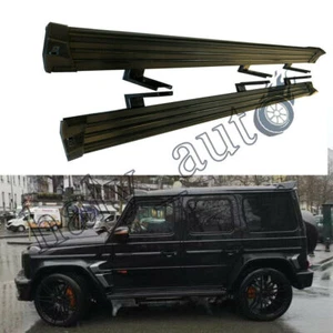 Fits for Mercedes Benz W463 G-Class 2001-2018 All Black Side Step Running Board - Imagen 1 de 9