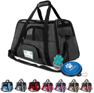 Pet Dog Cat Carrier Bag Soft Sided Comfort Travel Tote Case Airline Approved US - Picture 1 of 215