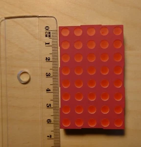 10 Stück LED Dot Matrix Modul 5x8 / Rot / 38 x 60,8mm (Punktmatrix Modul) - Bild 1 von 5