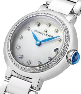 Maurice Lacroix Fiaba Diamonds Damenuhr FA1003-SD502-170-1 mit 71 Diamanten NEU - Picture 1 of 13