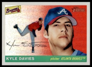 2004 Topps Heritage Chrome Refractors Kyle Davies /555 Braves #THC79
