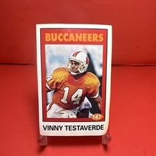 1992 Diamond NFL Superstars Stickers vinny testaverde #147 VG Card
