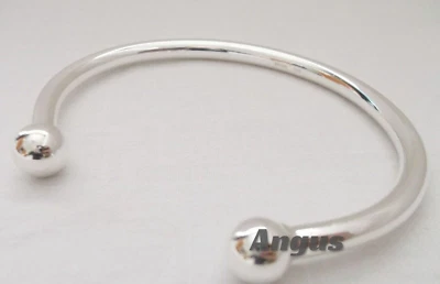 Brazalete Brazalete Pesado Plata 925 Para Hombre | Elegante Brazalete Abierto Ajustable Estilo Foto 1 de 3