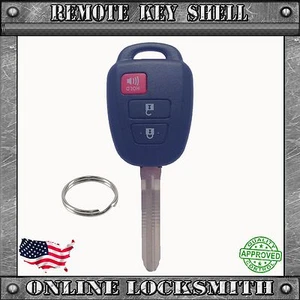 Nueva funda de repuesto con llave remota carcasa control remoto y botones para vehículos Toyota - Imagen 1 de 2