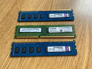 Alsortment of  Three Computer  4gigs RAM Modules - Picture 1 of 5