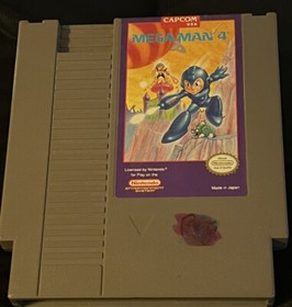 Mega Man 4 NES (Nintendo Entertainment System, 1992) With Slip Cover