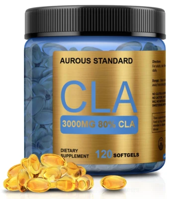 CLA 3000 Conjugated Linoleic Acid CLA Weight Loss Non-Stimulating 40 Servings - Image 1 of 3