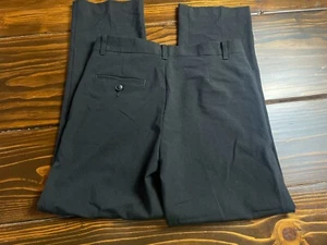 Chaps Pants, Boy's Size 12 HUSKY, Black, Dress Pants, Pockets - Picture 1 of 6