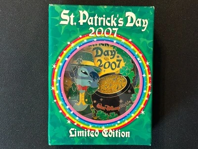 PIN JUMBO PUNTADA DISNEY WDW DÍA DE SAN PATRICIO 2007 EN CAJA LE 750 Foto 1 de 2