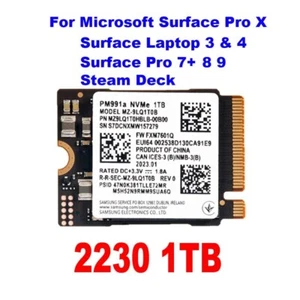 PM991A PCIe 2230 1TB SSD For Microsoft Surface Pro X Pro 8 and Laptop 4 3 - Picture 1 of 8