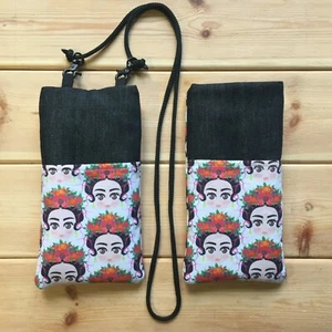FOR SAMSUNG GALAXY S22 ULTRA / S21 HANDMADE PHONE CASE WITH LANYARD POCKET - Picture 1 of 12
