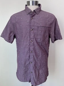 Roark Revival Red Short Sleeve Button Front Shirt Men's Large - Picture 1 of 4