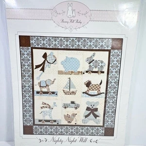 Anne Sutton Bunny Quilt Pattern Hill Designs Night Night Will - Picture 1 of 4
