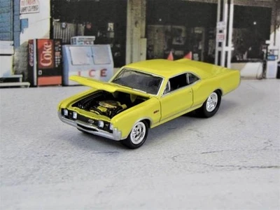 1967 67 Oldsmobile Cutlass 442 V8 Street Hot Rod 1/64 Scale Model Limited Ed - Image 1 of 4
