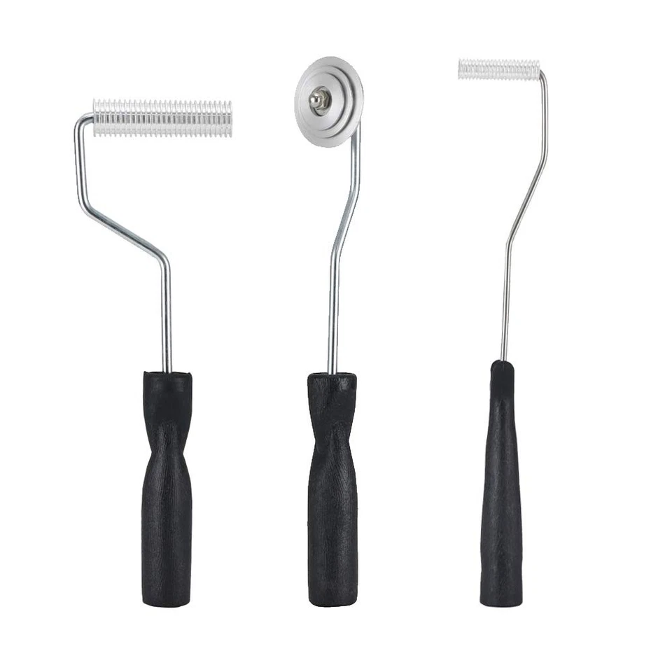Fiberglass Roller Tools Kit 3pcs Resin Laminating Bubble Set