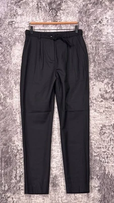 Nuevo Brooks Brothers Pantalones 4 Mujer Rojo Polar Mezcla Lana Pantalón Cónico Foto 1 de 4