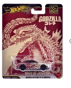 Hot Wheels Premium Pop Culture Godzilla Nissan Skyline GT-R (BNR34) Diecast Car - Picture 1 of 2