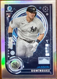 2024 Bowman Chrome Jasson Domínguez Rookie Bowman AI #BAI-8 New York Yankees ⚾️ - Picture 1 of 2